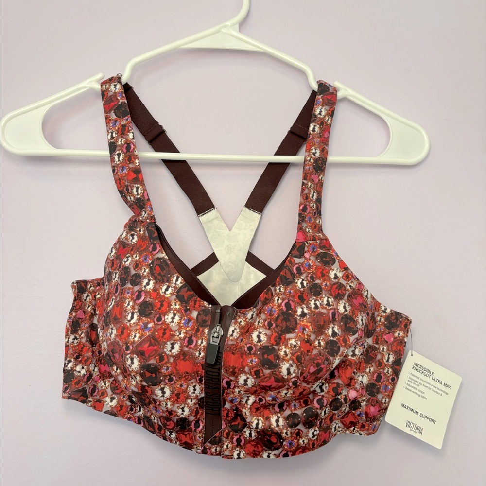 Victoria’s Secret Incredible Knockout Ultra Max Sports Bra 34C, NEW WITH TAGS